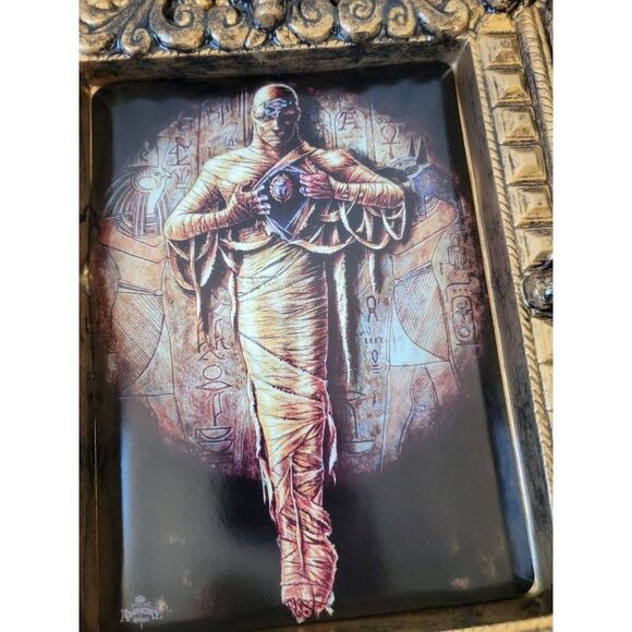 Alchemy‎ Carta Mummy Egypt dead zombie plastic photo frame Halloween home decor - Picture 2 of 9